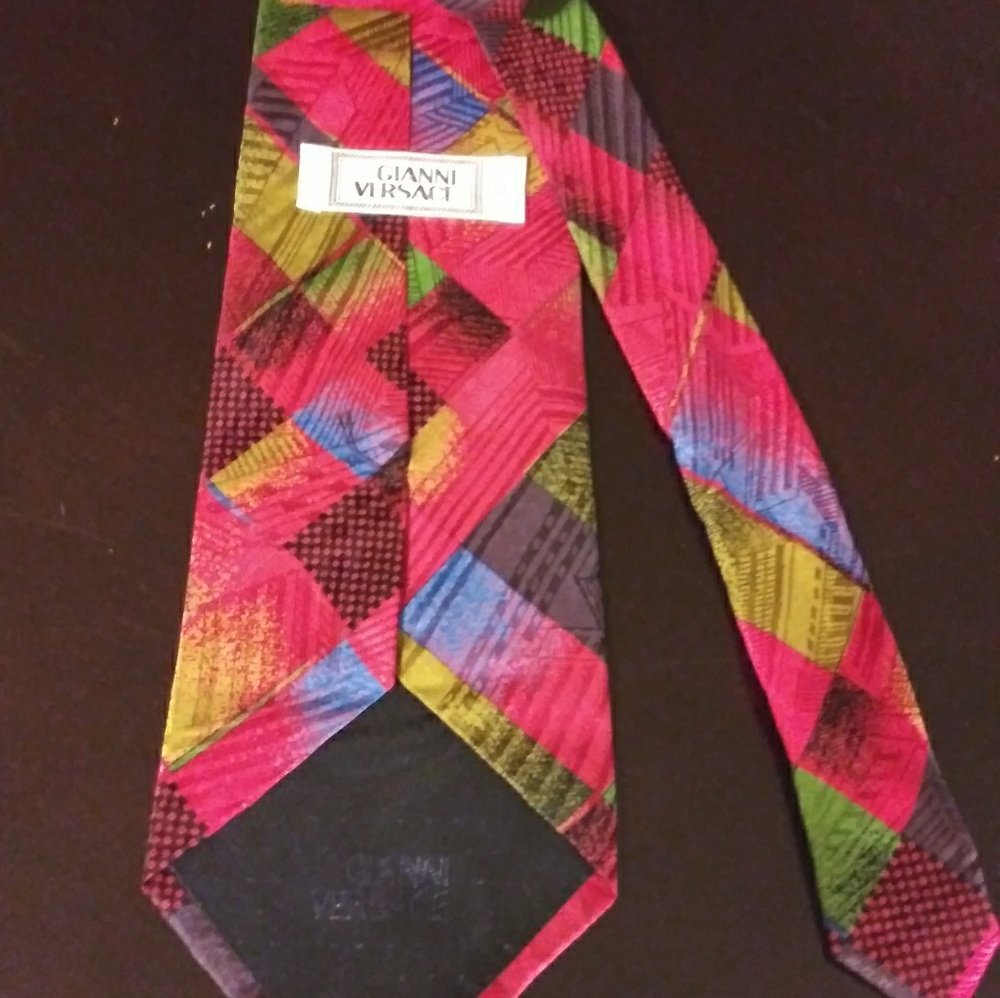 💯 authentic vintage versace silk tie